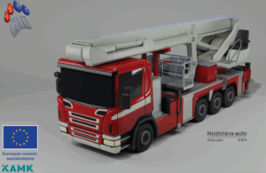 3d-malli uudistetusta tikasautosta